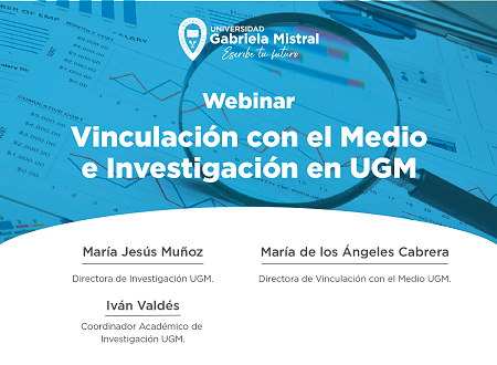 UGM presenta lineamientos de Vinculación con el Medio e Investigación en un Webinar