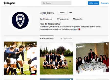 UGM estrenó nueva cuenta de Instagram con fotos del recuerdo