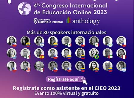 Regístrate como asistente al IV Congreso Internacional de Educación Online (CIEO) 2023