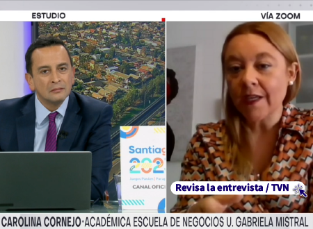 En entrevista con TVN académica de la UGM abordó el alza de la UF