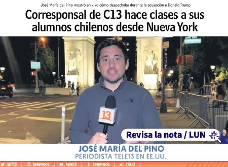 Las Últimas Noticias destacó historia de profesor de Periodismo UGM que hace clases a sus estudiantes desde Nueva York