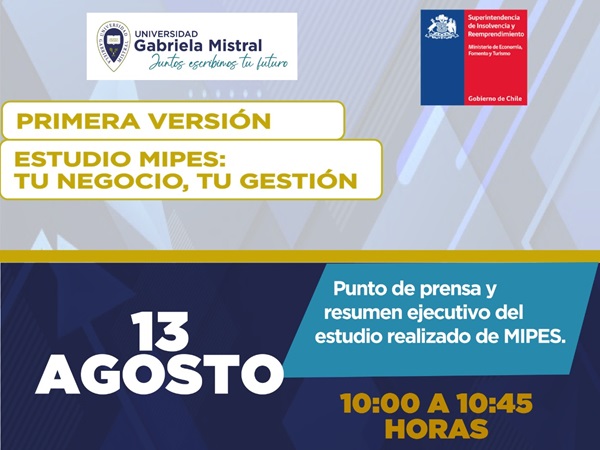 13/08 - En vivo 10.00 horas: Encuesta Nacional “Tu Negocio, Tu Gestión” de SUPERIR y UGM