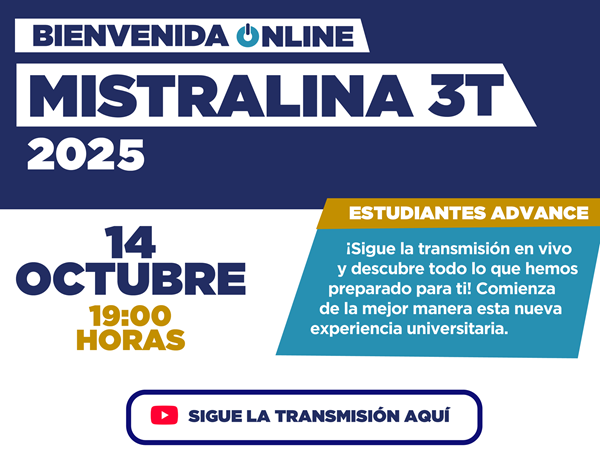 En directo: Bienvenida estudiantes Advance UGM 3T 2025 / Martes 14 de octubre 19.00 horas