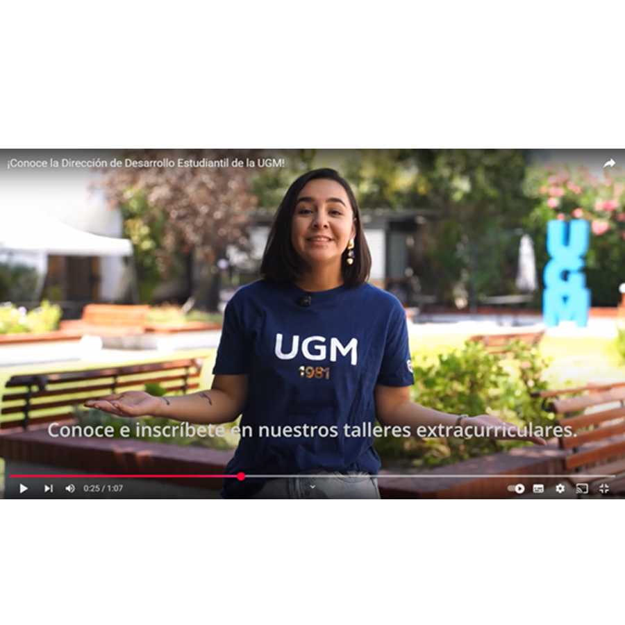 Video: ¡Conoce la Dirección de Desarrollo Estudiantil de la UGM!