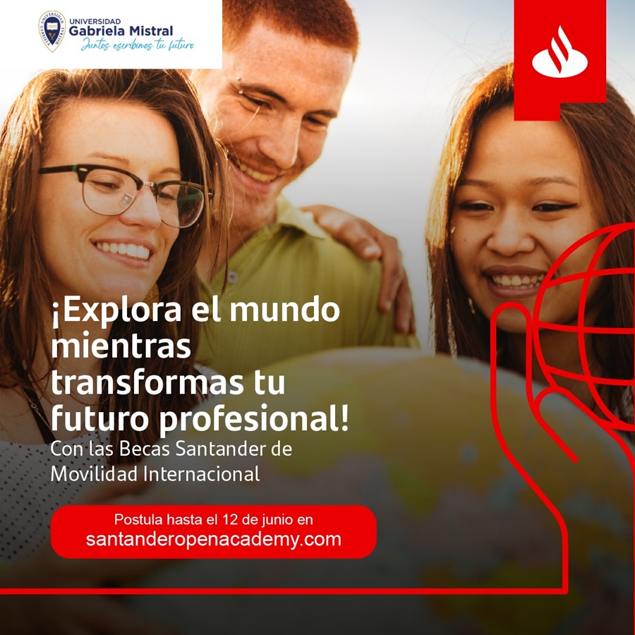 Postula a la Beca Santander de Movilidad Internacional
