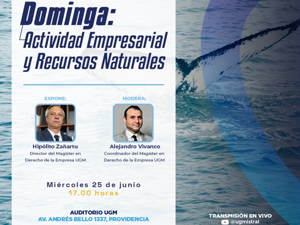25 de junio / 17.00 horas: Conversatorio UGM en vivo: 
