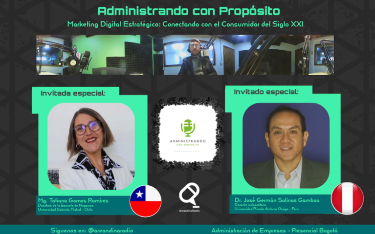Tatiana Gomes, directora de la Escuela de Negocios UGM, destaca el valor del marketing digital en programa radial colombiano