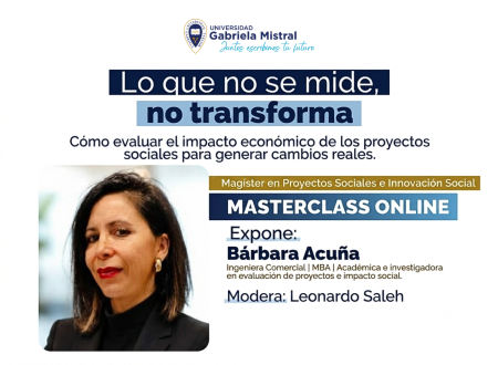 Revive la masterclass del Magíster en Proyectos Sociales sobre evaluación de impacto social