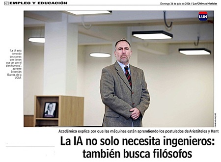 Filosofía e IA: Director de Licenciatura en Filosofía UGM explica cómo la ética y el bien humano pueden influir en la Inteligencia Artificial