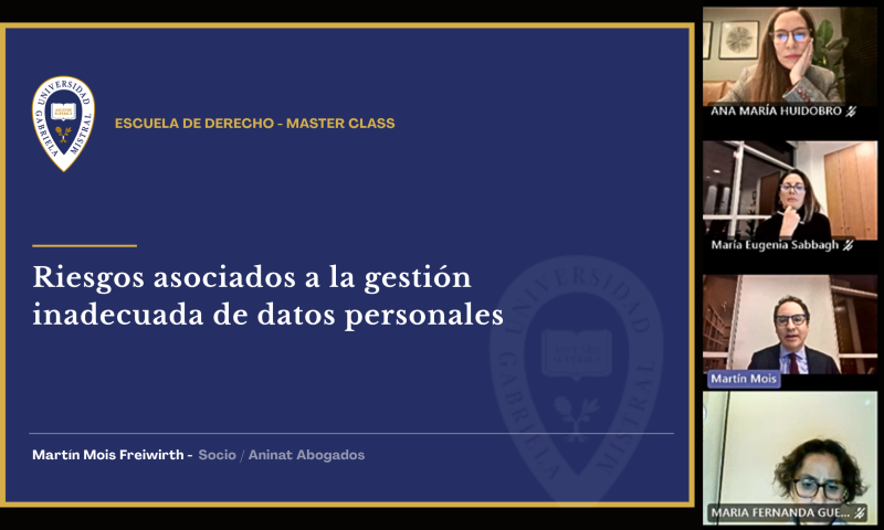 Master Class UGM analiza los desafíos de la nueva Ley de Protección de Datos Personales para las organizaciones