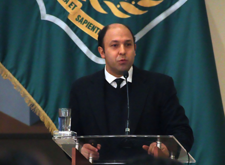 Director de Humanidades UGM dictó charla sobre terrorismo en la Academia de Ciencias Policiales de Carabineros