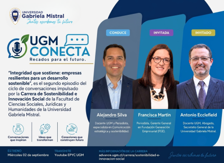 Escucha el nuevo capítulo de UGM Conecta sobre integridad organizacional y sostenibilidad
